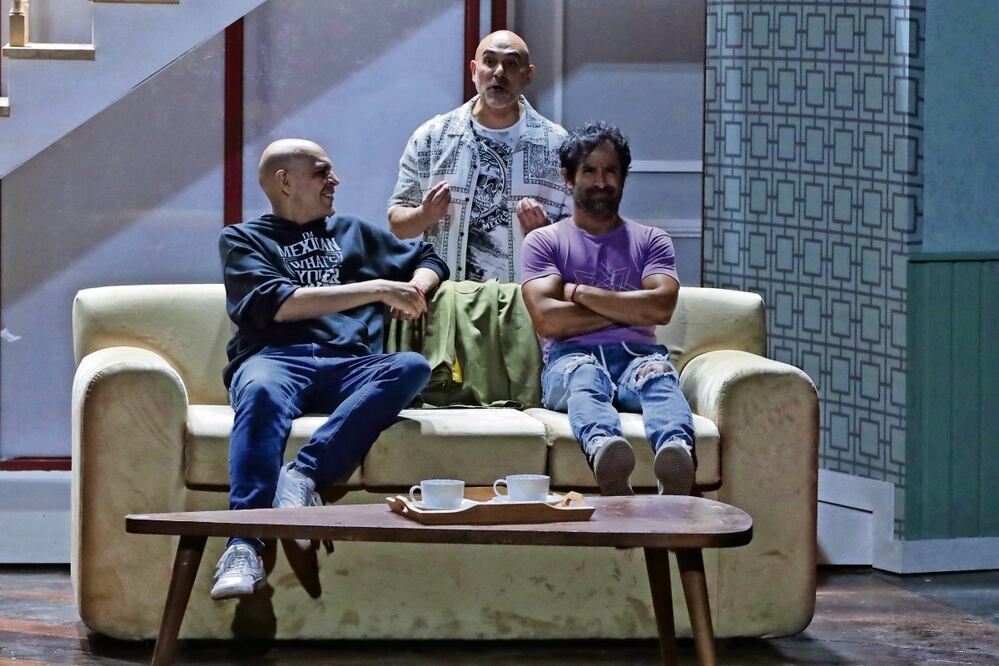 Rubén Branco, Héctor Suárez Gomís y Aarón Balderi protagonizan la puesta en escena. Foto: Fernanda Rojas / EL UNIVERSAL