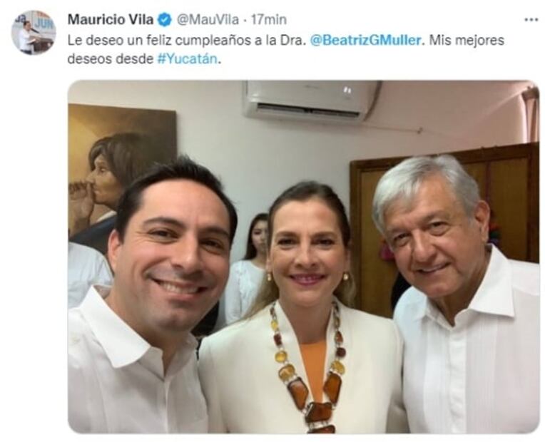 “Ejemplo para muchas mexicanas”: Celebran a Beatriz Gutiérrez Müller por su cumpleaños 54