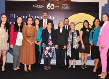 L’Oréal y la Unesco premian a científicas mexicanas