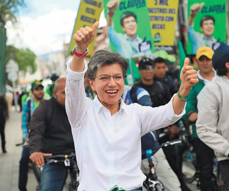 Mensaje. Claudia López asegura: “Vamos a implementar la contratación transparente y los presupuestos públicos con participación ciudadana”. Foto/CORTESÍA