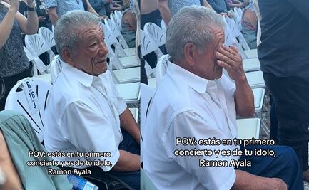 TikTok: Abuelito llora de emoción en su primer concierto de Ramón Ayala y recibe sorpresa
