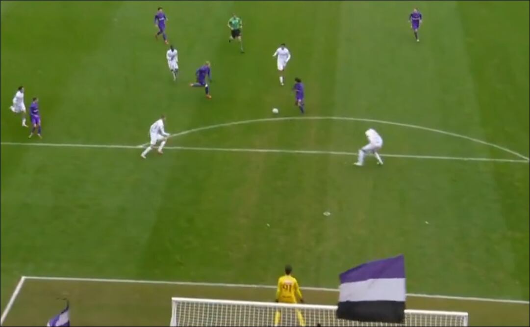 Chino Huerta brilla en la victoria del Anderlecht sobre Antwerp - Foto: Captura de pantalla