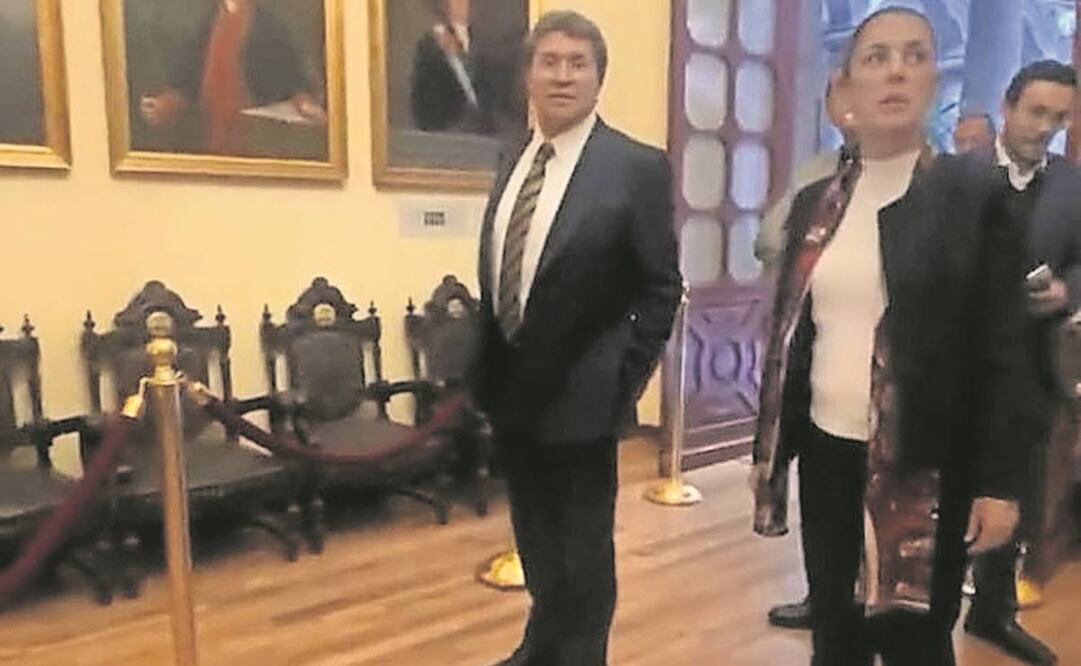  El senador Ricardo Monreal y la jefa de Gobierno de la Ciudad de México, Claudia Sheinbaum, tuvieron un acercamiento. 