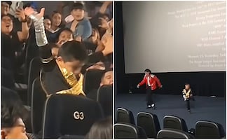 Michael Jackson: Niño desata euforia al bailar como el Rey del Pop en sala de cine; video se viraliza