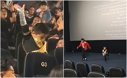 Michael Jackson: Niño desata euforia al bailar como el Rey del Pop en sala de cine; video se viraliza