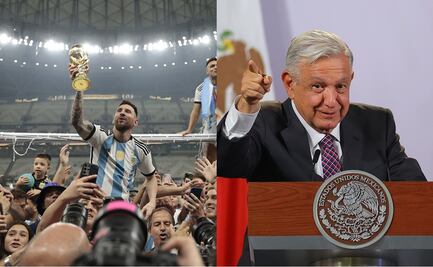 El presidente Andrés Manuel López Obrador celebró el triunfo de Argentina que fue "como por mandatado divino"