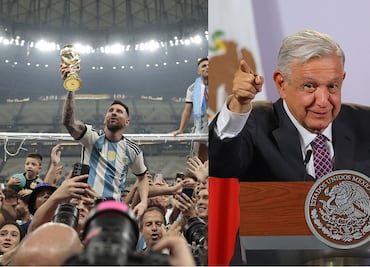 El presidente Andrés Manuel López Obrador celebró el triunfo de Argentina que fue "como por mandatado divino"