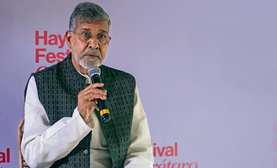 El activista dio una conferencia en el Hay Festival Querétaro 2024, que se celebró la semana pasada. Foto: Hay Festival
