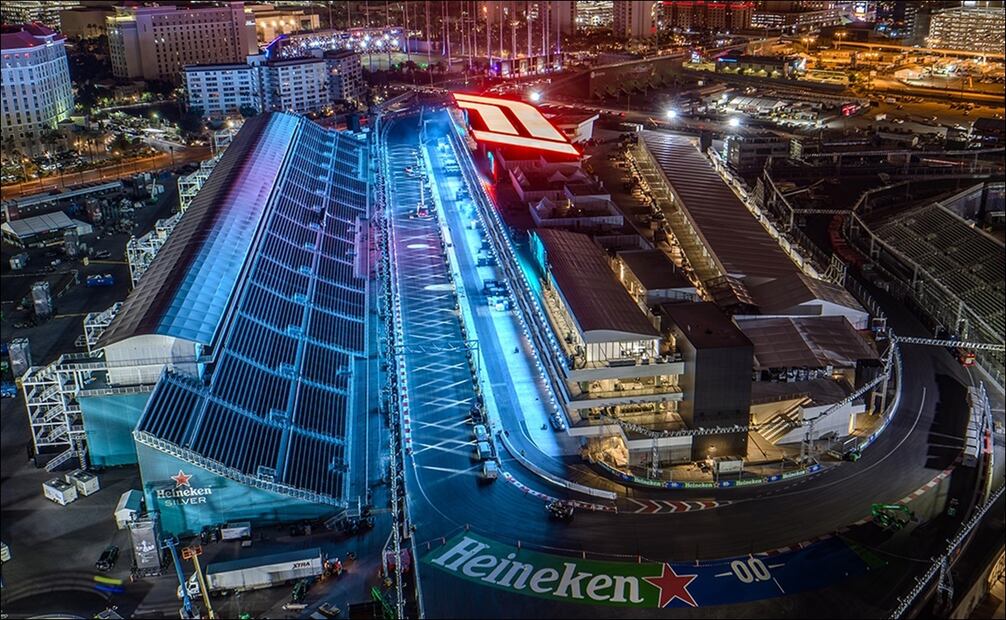 La carrera en Las Vegas se disputará de noche - Foto: @F1LasVegas
