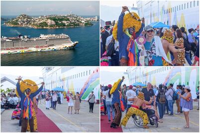 Con la llegada del navío Norwegian Encore inicia la temporada de cruceros al puerto de Acapulco