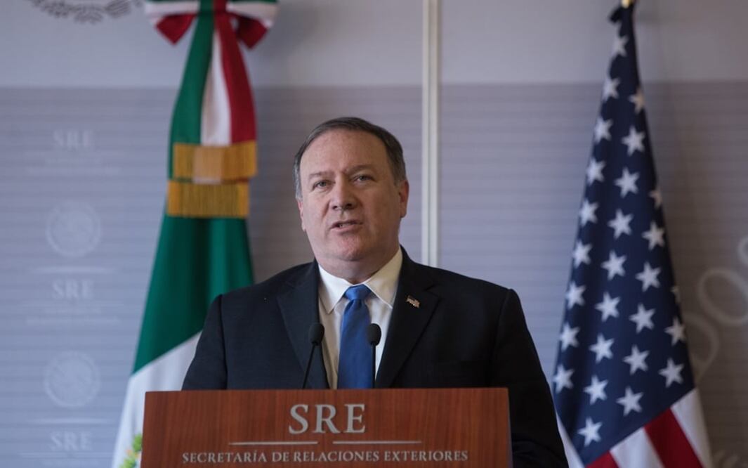 El secretario de Estado de Estados Unidos, Mike Pompeo, llegó esta noche a la Ciudad de México. Foto: Archivo/EL UNIVERSAL