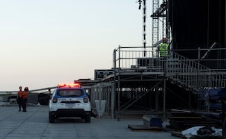 Muere trabajador en accidente durante montaje de show de Shakira en Río