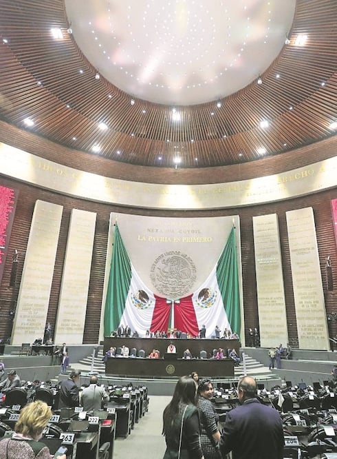 El pleno de la Cámara avaló la reforma. Foto: Especial