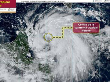 Huracán Helene en vivo: afectaciones y últimas noticias sobre su trayectoria en México