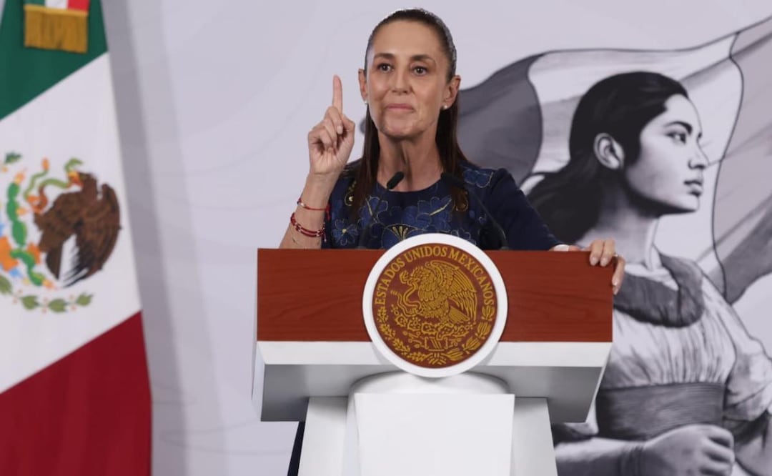 La presidenta Claudia Sheinbaum aseguró que la reelección para magistrados del TEPJF fue una decisión de los legisladores. Foto: Carlos Mejía / EL UNIVERSAL