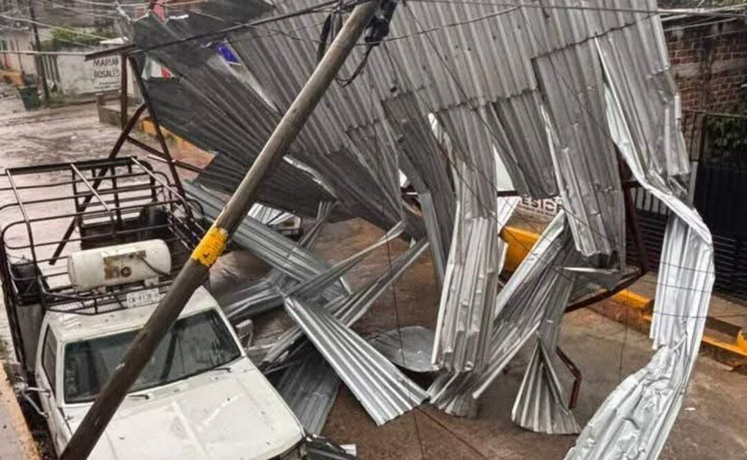 Fuertes rachas de viento azotan Chiapas (07/09/2025). Foto: Especial