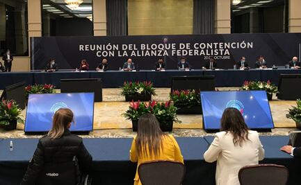 Gobernadores de la Alianza Federalista se reúnen con senadores para defender fideicomisos