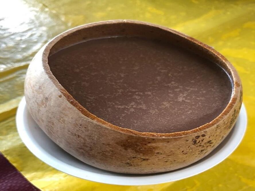 Hay varios tipos de pozol, el más conocido es al que se le agrega cacao / Foto: Instagram