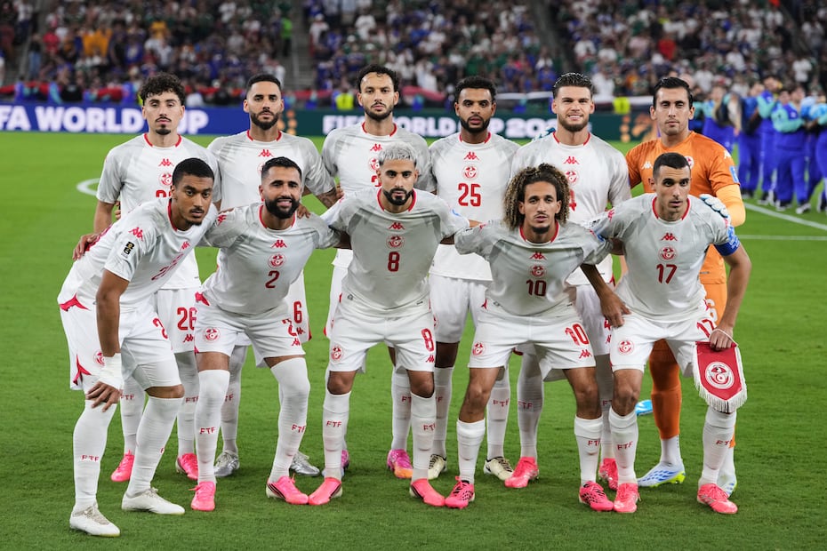 Selección de Túnez, durante la Fase de Grupos del Mundial de 2026 - Foto: AP