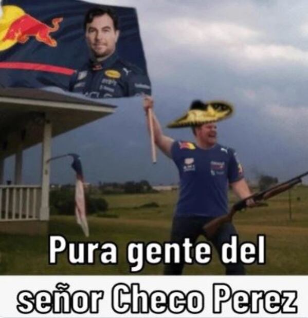 Los memes de "Checo" Pérez y el Gran Premio de Bélgica - Foto: Especial