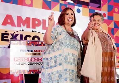 Xóchitl y Beatriz se miden en primer "aplausómetro" cara a cara: empate técnico, decretan las tarjetas