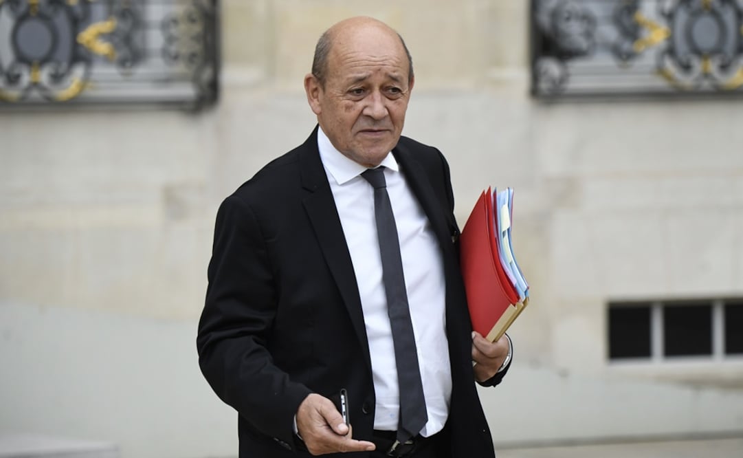 Jean-Yves Le Drian, Ministro de Relaciones Exteriores de Francia. Foto: AFP