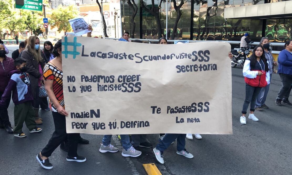 Bloqueo en Insurgentes Sur. FOTO: Isifro Corro/ EL UNIVERSAL/