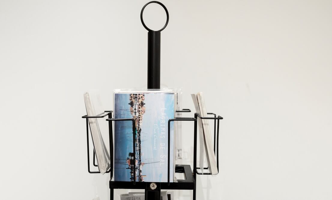 Aspectos del proyecto artístico "Lágrimas de sal". Foto: Adhesivo Contemporary.