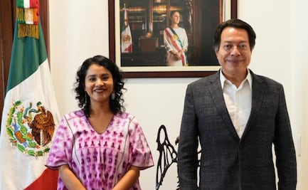 Llega pedagoga indígena a suplir a Marx Arriaga