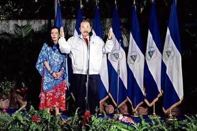 Daniel Ortega y su esposa se perfilan como ganadores 