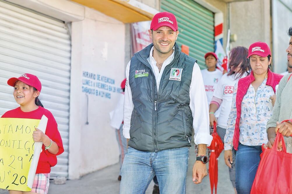 El abanderado del tricolor para contender por el municipio de Huixquilucan fue coordinador de campaña de Alfredo del Mazo en ese ayuntamiento (ESPECIAL)