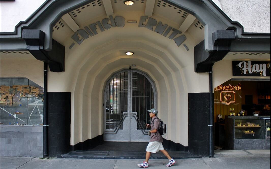 Art déco en la Ciudad de México. Edificio Ermita. Foto: Darío Luna/EL UNIVERSAL