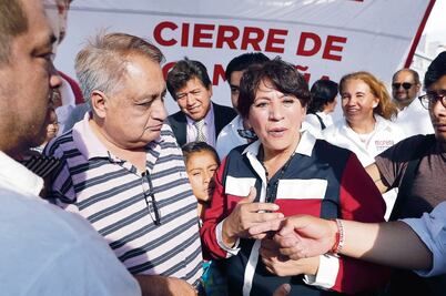 Delfina suma apoyo del PRD, PT y sindicatos