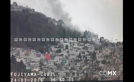 Reportan incendio de pastizales en cerro de GAM