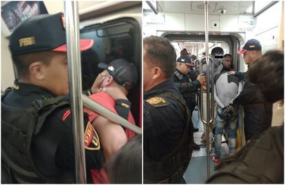 VIDEO: Captan pelea campal entre ambulantes y policías de la CDMX; acusan que GN presente no intervino