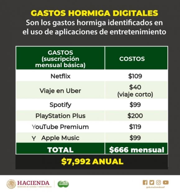 ¿No te cuadran tus cuentas? Conoce los gastos hormiga digitales