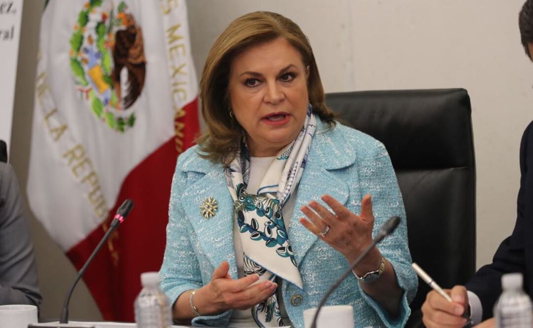 “Toda mi actuación será de manera transparente", dijo Arely Gómez durante su comparecencia. Foto: Lucía Godínez / EL UNIVERSAL