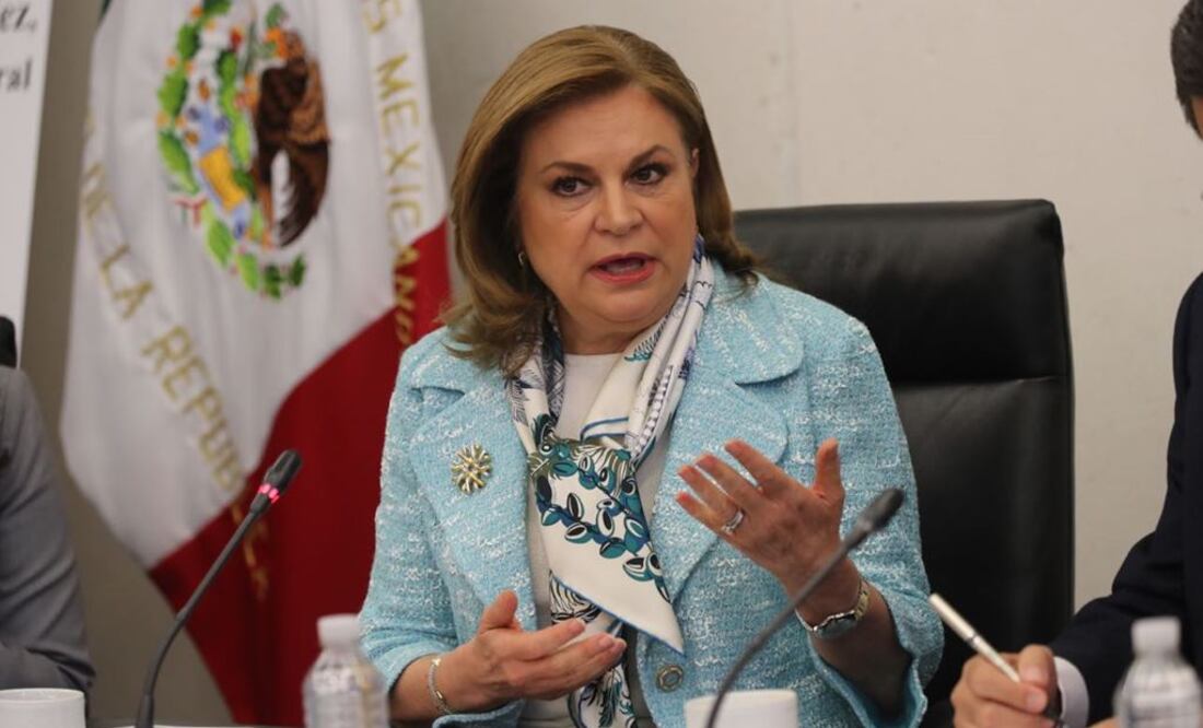 “Toda mi actuación será de manera transparente", dijo Arely Gómez durante su comparecencia. Foto: Lucía Godínez / EL UNIVERSAL
