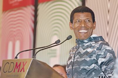 Haile Gebrselassie motiva a correr maratón