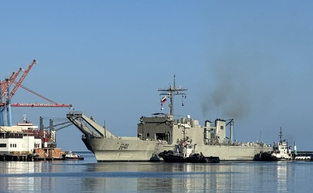 Regreso de los buques ARM "Huasteco" y “Papaloapan” a México, después de llevar ayuda humanitaria a Venezuela. Foto: Especial