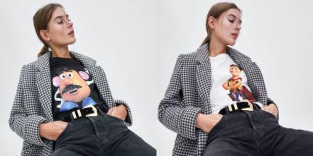 Los juguetes de Toy Story son los nuevos protagonistas en las playeras de Zara