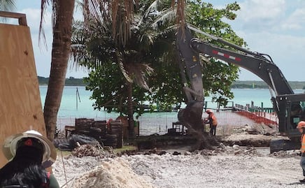 Ambientalistas denuncian construcción de la Defensa en Bacalar, Quintana Roo; solicitan intervención de las autoridades