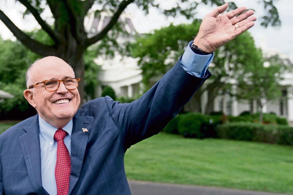 Rudy Giuliani, abogado del presidente de Estados Unidos, Donald Trump, en una foto del pasado 29 de mayo, en Washington (CRÉDITO DE FOTO)