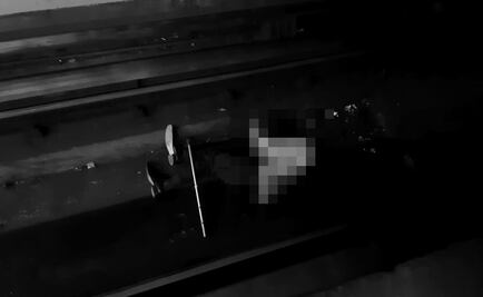 Adulto mayor con discapacidad visual cae a las vías en Metro San Antonio