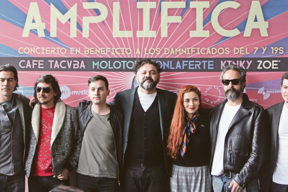 A las bandas Café Tacvba y Molotov los acompañarán León Larregui con Zoe, Mon Laferte y Kinky. (CARLOS MEJÍA. EL UNIVERSAL)