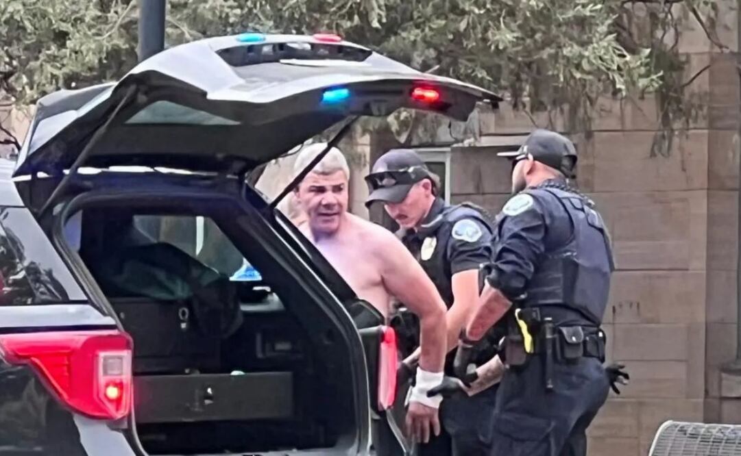Hombre que atacó con lanzallamas manifestación proisrraelí planeó atentado un año (02/06/2025). Foto: Captura de pantalla