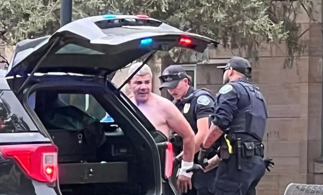 Hombre que atacó con lanzallamas manifestación proisrraelí planeó atentado un año (02/06/2025). Foto: Captura de pantalla