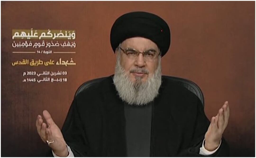 Hasan Nasrallah, líder de Hezbolá asesinado en un ataque israelí hace dos meses en el sur de Beirut. Foto: X (@ActualidadRT)