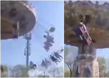 Juego mecánico colapsa en plena operación y deja 20 heridos en Rusia