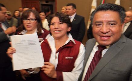 Delfina Gómez registra su candidatura por el Edomex